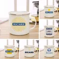 Ricard-Tasse à Café en Émail pour Vin Bière Jus Thé Service de Cuisine à Domicile