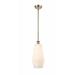 516-1S-AB-G681-7-Innovations Lighting-Windham - 5W 1 LED Mini Pendant In Industrial Style-16.5 Inches Tall and 7 Inches Wide-Antique Brass