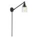 Innovations Lighting Bell - 1 Light 8 Swing Arm - 5 Shade - Plug In or Hardwired Deco Swirl/Oil Rubbed Bronze