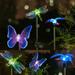 Walbest Outdoor Solar Lawn Stake Light Solar Powered Color Changing LED Animal Design Decorative Light
