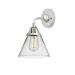 Innovations Lighting Nouveau 2 Cone - 1 Light 8 Sconce Clear/Polished Chrome