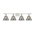 Innovations Lighting 916-4W-11-38 Cone Vanity Cone 4 Light 38 Wide Vanity Light - White