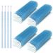 400 PCS Disposable Micro Applicators Brush Eyelash Extension Individual Applicators Mascara Brush for Make up and Clean and Compatible and Personal Care (Crystal Blue)