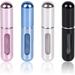 Travel Mini Perfume Refillable Atomizer Container Portable Perfume Spray Bottle Travel Size Bottle Scent Pump Case Perfume Fragrance Empty Spray Bottle for Traveling and Outgoing 5ml (4Pcs)