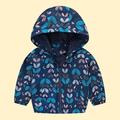 Baby Deals!Toddler Girl Clothes Clearance YANHAIGONG Baby Summer Clothes 2-7 Years Baby Toddler Kids Baby Boys Girls Fashion Cute Cartoon Flowers Car Pattern Windproof Jacket Hooded Coat