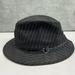 Disney Accessories | Disneyland Resorts Mickey Mouse Black Pinstripe Fedora Size Adult S/M | Color: Black | Size: S/M