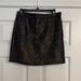 J. Crew Skirts | J Crew Gold Animal Print Skirt | Color: Blue/Gold | Size: 6