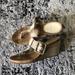 Coach Shoes | Coach Slip Ons 6.5 | Color: Cream/Tan | Size: 6.5