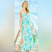 Lilly Pulitzer Dresses | Lilly Pulitzer Kerri Maxi Dress Multi Beach Bae Size Medium | Color: Blue/Pink | Size: M