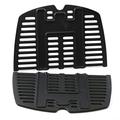 GIRXZYBX 32 x 21.6 cm cast iron grill accessories. Suitable for Weber Q100, Q1000 series, Q1200, Q1400, Baby Q, 7644 spare part grate for Weber Grill Baby-Q purchased spare parts, pack of 2