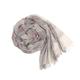 Women's Grey / Red Talisker Shaded Grey Cashmere Scarf Kinalba