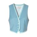 Women's Uma How Blue Am I Short Suit Vest Small Aggi