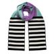 Women's Pink / Purple Multicolour Stripe Pastel Wool & Cashmere Scarf Ingmarson