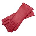 Marsala - Women's Minimalist Leather Gloves In Rosso Nappa Leather 6.5" 1861 Glove Manufactory