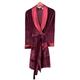 Red Venus Ladies Velvet Robe In Burgundy Extra Large Bown of London