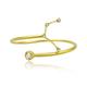 Women's Gold Aquarius Constellation Wire Bezel Cuff Kathryn New York