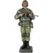 Ebros Gift Patriotic Army Soldier Standing On Guard Carrying A Rifle Figurine 10.5" H Gone But Not Forgotten Memorial Sculpture Resin | Wayfair