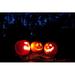 The Holiday Aisle® Jack-O'-Lantern Pumpkins by Monkie - Wrapped Canvas Photograph Metal | 32 H x 48 W x 1.25 D in | Wayfair