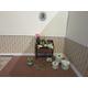 Dollhouse Miniatures Vanity With Perfumes & Other Items