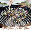Grilling Basket - Set Of 1 Heavy Duty Stainless Steel Kebab BBQ Grill Box Tool