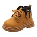 Bottines d'hiver pour enfants chaussures pour petits garçons et filles courtes décontractées