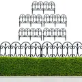 Clôture de garde de cour amovible 5 pièces bordure de pelouse extérieure clôture de bord de
