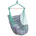 Hanging Rope Chair With Pillows Wear-resistant Excellent Bearing Capacity Cotton Canvas Chair