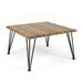 Afuera Living Modern / Contemporary Outdoor Industrial Teak Finish Coffee Table