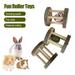 UDIYO Hamster Chew Toy All-Natural Dental Care High Durability Bite-Resistant Cage Landscaping 3 Styles Rabbit Chinchilla Molar Toy Teeth Grinding Roller Pet Supplies