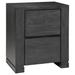 Coaster Furniture Lorenzo Dark Grey 2-drawer Wooden Nightstand