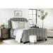 Coaster Furniture Fiona Light Grey Upholstered Panel Bed