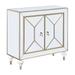 Coaster Furniture Lupin Mirror and Champagne 2-door Accent Cabinet