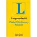 Pre-Owned Langenscheidts Pocket Russian Dictionary : Russian-English/English-Russian Langenscheidts Pocket Dictionary Other 1585730580 9781585730582 Langenscheidt