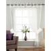 Sheer Voile Tissue Curtains Panels Drapes 2 Panels , 2 Tiebacks