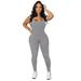 Casual Jumpsuits Women s Sleeveless Backless Bandage O Neck Long Sleeve Jumpsuit Rompers Bodysuit Catsuit Sport Jumpsuit