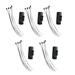 BAMILL 5 Pcs Bike Motorcycle Handlebar Mount For Garmin Etrex 10 20 30 Gps Rino