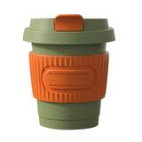 MoreChioce Mini Car Aromatherapy Clip Creative Coffee Cup Fragrance Diffuser Air Vent Clip Decorative Air Freshener Orange