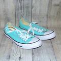 Converse Shoes | Converse Chuck Taylor All Star Ox Light Aqua Sneakers Womens Size 8 | Color: Blue/White | Size: 8