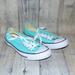 Converse Shoes | Converse Chuck Taylor All Star Ox Light Aqua Sneakers Womens Size 8 | Color: Blue/White | Size: 8