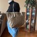 Gucci Bags | Authentic Gucci Shoulder Bag | Color: Brown/White | Size: 11”L 9.5”H 5”W