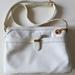 Giani Bernini Bags | Giani Bernini Adjustable White Leather Crossbody Used | Color: Gold/White | Size: Os