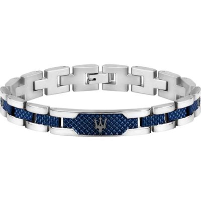 Maserati Armband Edelstahl blau Herren Image