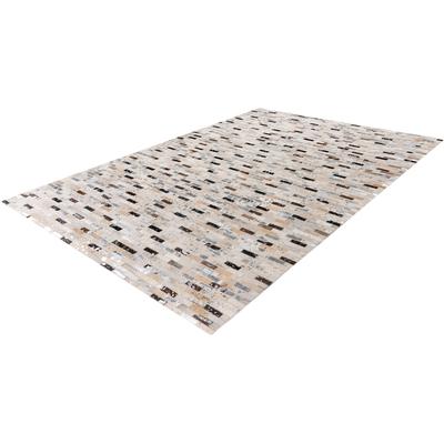 Lederteppich PADIRO "Lavin 525", bunt (schwarz, multi), B:160cm H:8mm L:230cm, Rindsleder, Teppiche Image