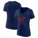 Women's Fanatics Branded Navy Minnesota Twins Hometown Pride V-Neck T-Shirt