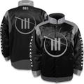 Men's Trackhouse Racing Team Collection Black TRACKHOUSE RACING Nylon Uniform Full-Snap Jacket