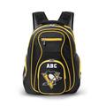 MOJO Black Pittsburgh Penguins Personalized Premium Color Trim Backpack