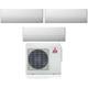 mitsubishi electric trial split inverter air conditioner series msz-bt 9+9+12 with mxz-3f54vf r-32