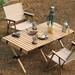 Outdoor folding chair fishing chair camping chair wood grain chair garden chair
