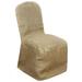 Efavormart 30 PCS Natural 100% Jute Burlap Banquet Chair Cover Reusable Rustic Chair Covers