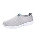 KaLI_store Mens Tennis Shoes Men s Running Shoes Fashion Breathable Sneakers Mesh Soft Sole Casual Lightweight Grey 12